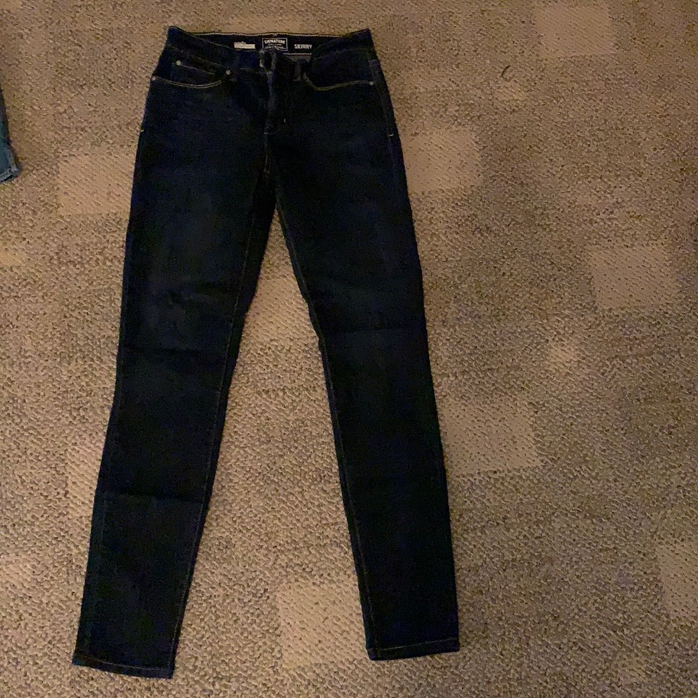 Levi’s totally shaping gold skinny jeans